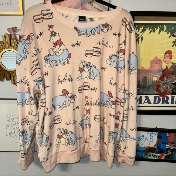 Disney Winnie the Pooh Pink PJs - Picture 1 of 15